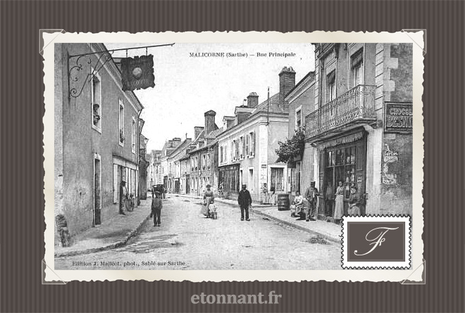 Carte postale ancienne : Malicorne-sur-Sarthe