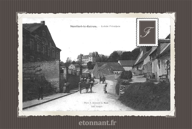 Carte postale ancienne : Montfort-le-Gesnois