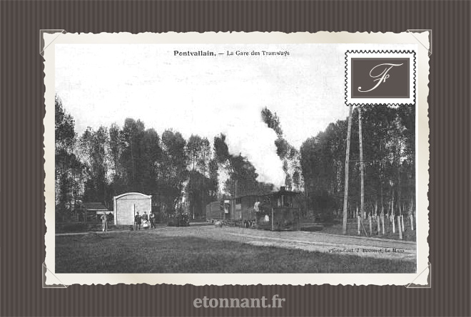 Carte postale ancienne : Pontvallain