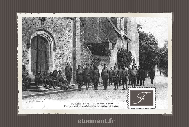Carte postale ancienne : Roézé-sur-Sarthe