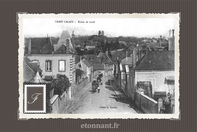 Carte postale ancienne : Saint-Calais
