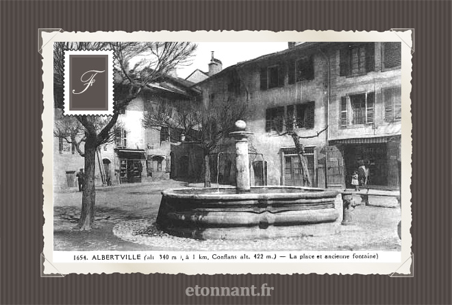 Carte postale ancienne d'Albertville (73 Savoie)