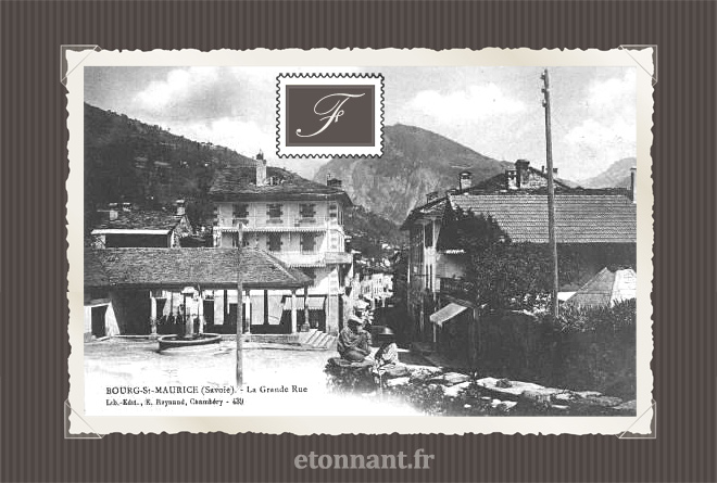 Carte postale ancienne : Bourg-Saint-Maurice