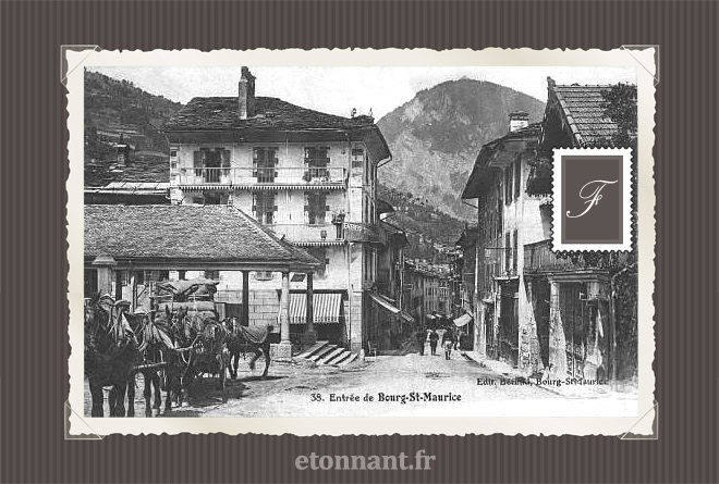Carte postale ancienne : Bourg-Saint-Maurice
