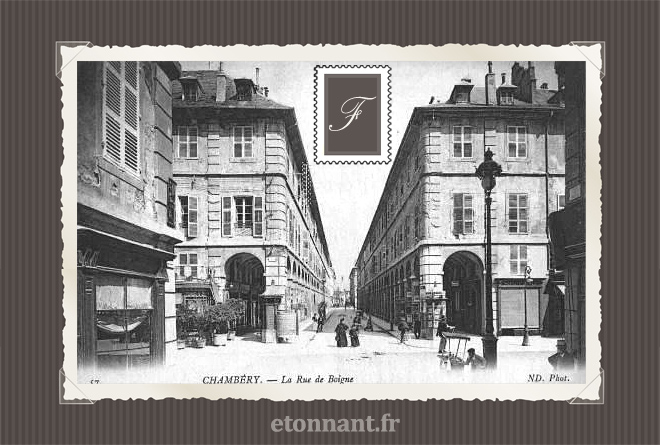 Carte postale ancienne de Chambéry (73 Savoie)