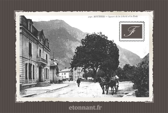 Carte postale ancienne : Moûtiers