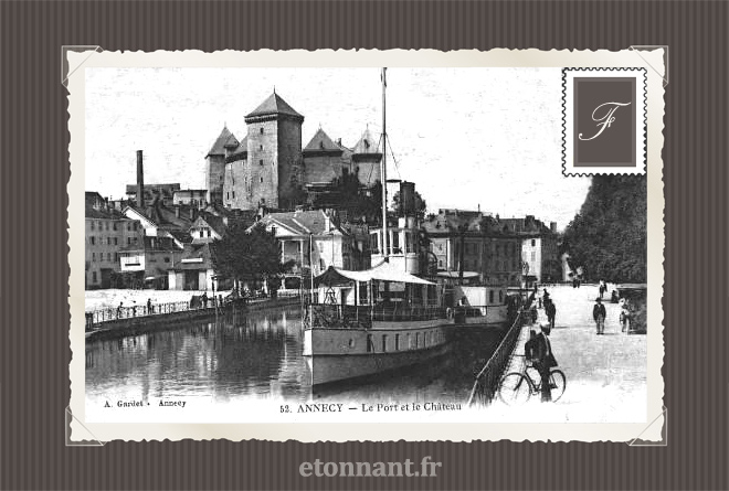 Carte postale ancienne de Annecy (74 Haute-Savoie)