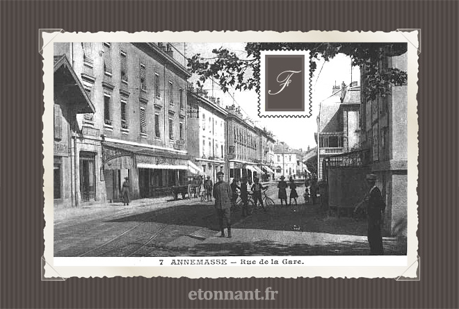 Carte postale ancienne de Annemasse (74 Haute-Savoie)