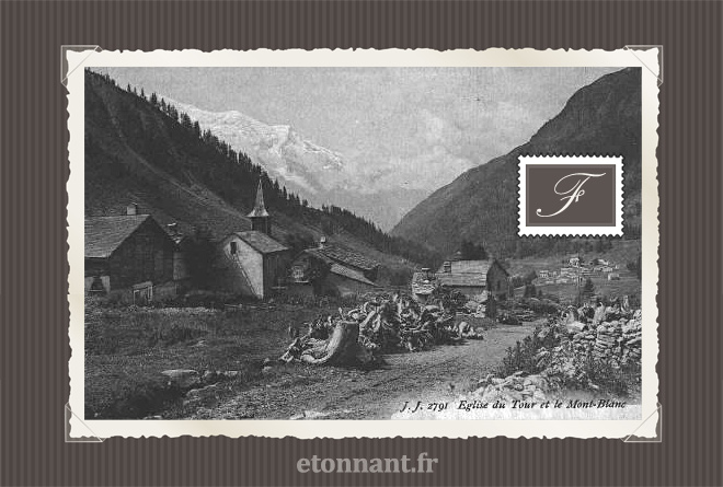 Carte postale ancienne de Chamonix-Mont-Blanc (74 Haute-Savoie)
