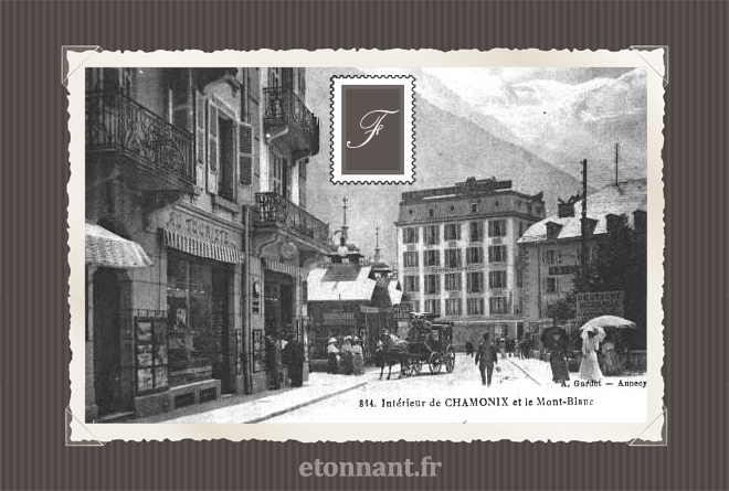 Carte postale ancienne de Chamonix-Mont-Blanc (74 Haute-Savoie)