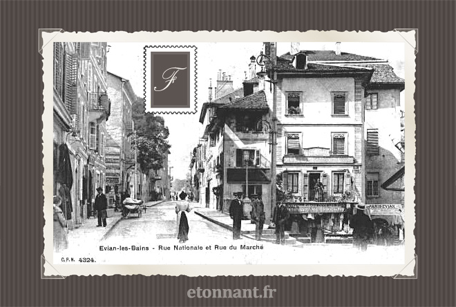 Carte postale ancienne de Évian-les-Bains (74 Haute-Savoie)