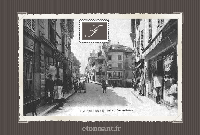 Carte postale ancienne de Évian-les-Bains (74 Haute-Savoie)