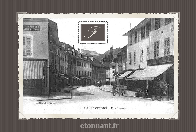 Carte postale ancienne : Faverges