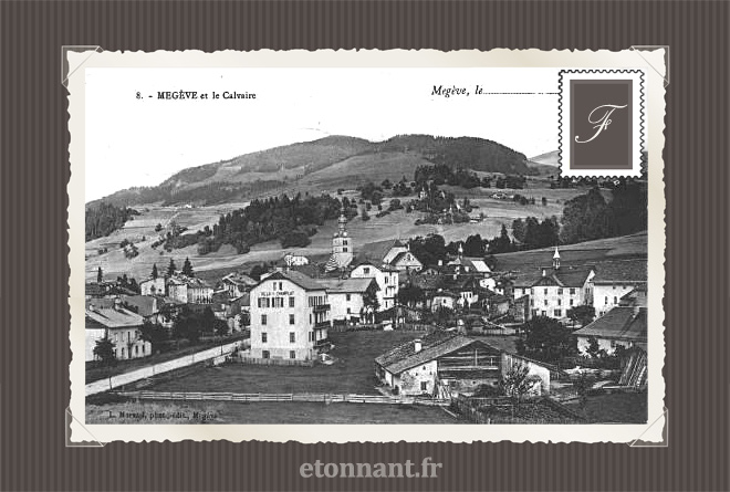 Carte postale ancienne : Megève