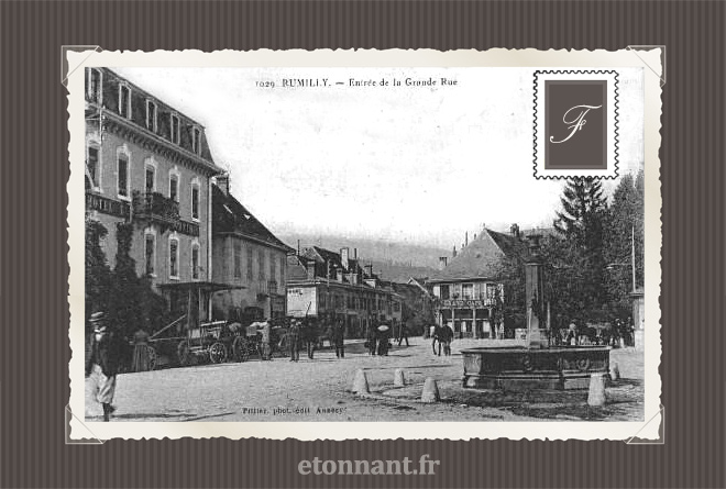 Carte postale ancienne : Rumilly
