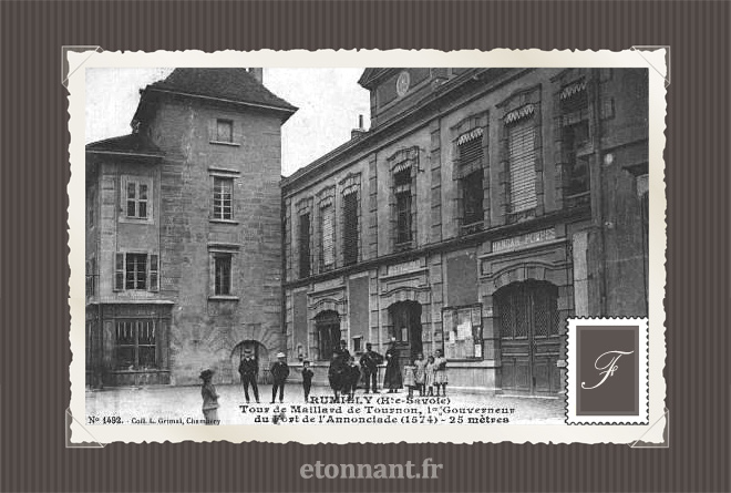 Carte postale ancienne : Rumilly