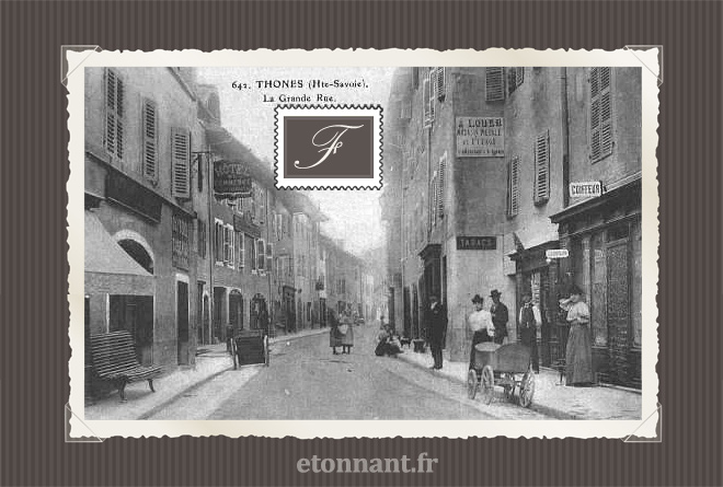 Carte postale ancienne : Thônes