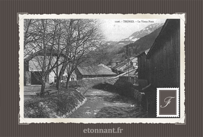 Carte postale ancienne : Thônes