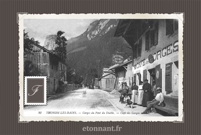 Carte postale ancienne de Thonon-les-Bains (74 Haute-Savoie)