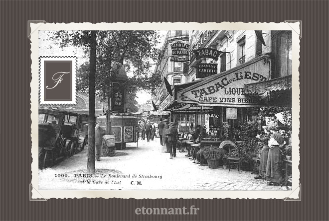Carte postale ancienne de Paris (10ème arrondissement)