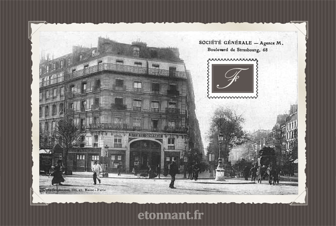 Carte postale ancienne de Paris (10ème arrondissement)