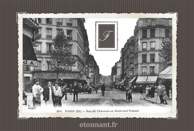 Carte postale ancienne de Paris (11ème arrondissement)