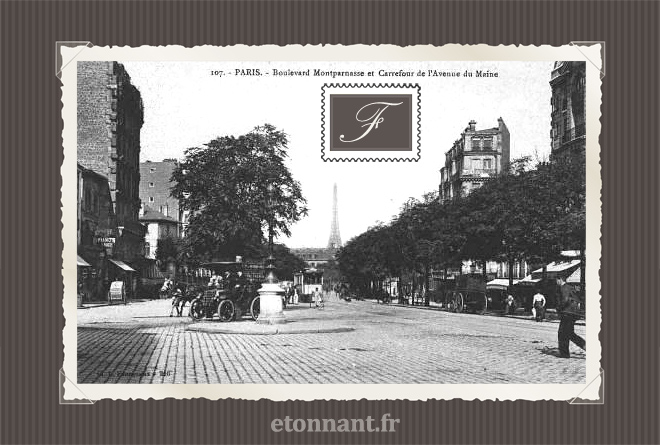 Carte postale ancienne de Paris (14ème arrondissement)