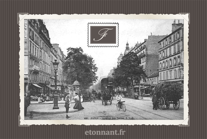 Carte postale ancienne de Paris (17ème arrondissement)