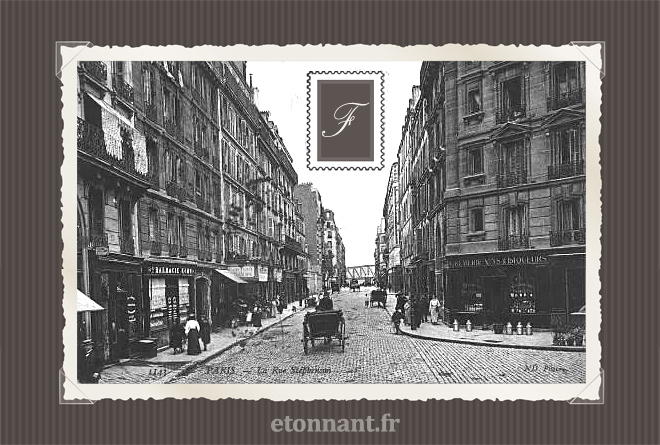 Carte postale ancienne de Paris (18ème arrondissement)