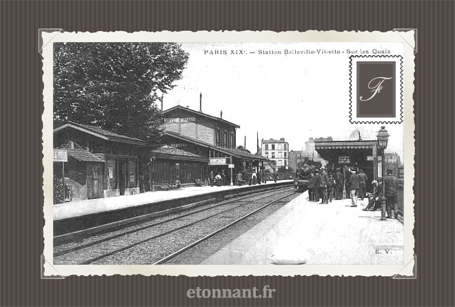 Carte postale ancienne de Paris (19ème arrondissement)