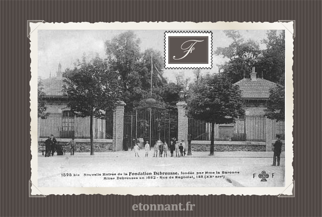 Carte postale ancienne de Paris (20ème arrondissement)