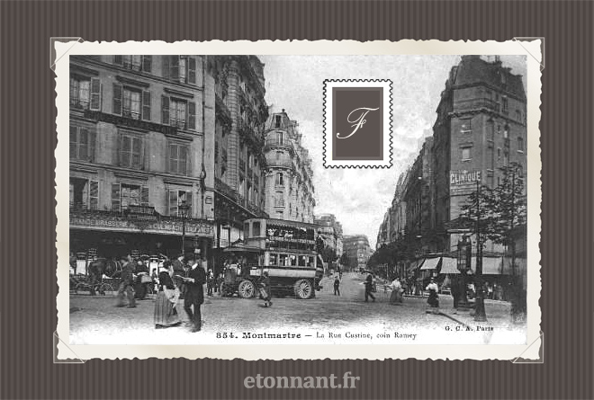 Carte postale ancienne de Paris (18ème arrondissement)