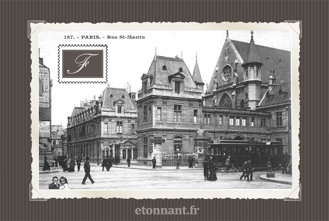 Carte postale ancienne de Paris (3ème arrondissement)