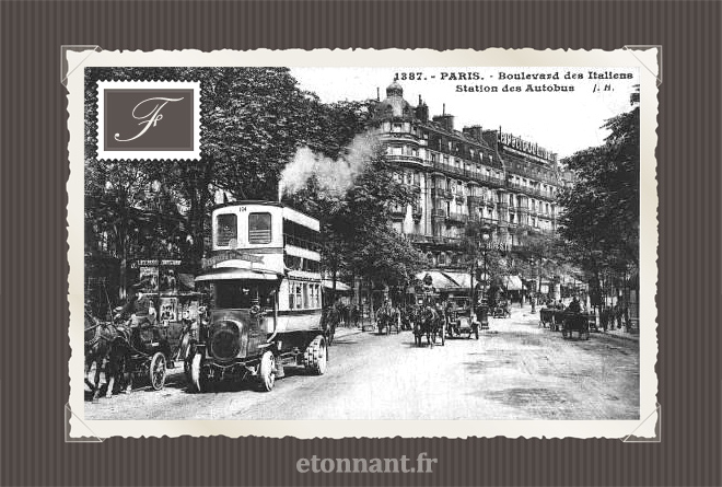 Carte postale ancienne de Paris (9ème arrondissement)