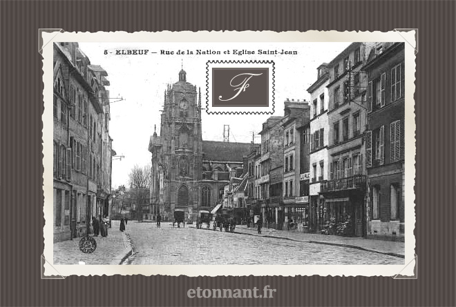Carte postale ancienne : Elbeuf