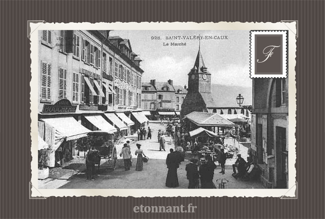 Carte postale ancienne : Saint-Valery-en-Caux