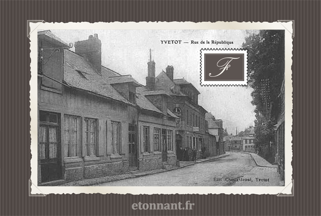 Carte postale ancienne : Yvetot