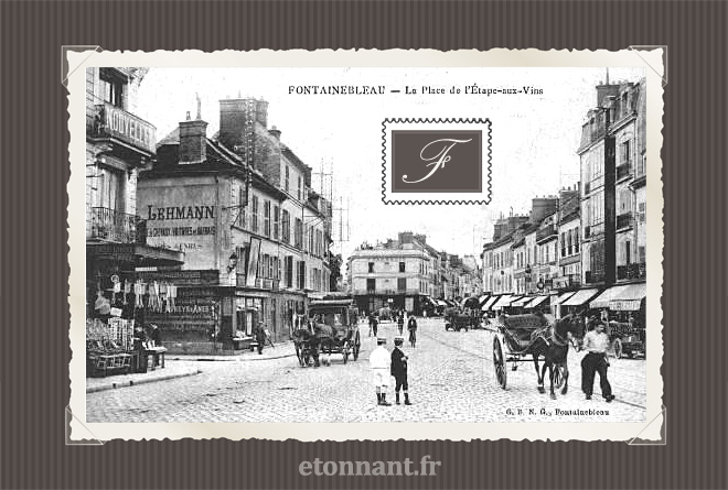 Carte postale ancienne de Fontainebleau (77 Seine-et-Marne)