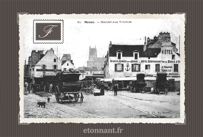 Carte postale ancienne de Meaux (77 Seine-et-Marne)