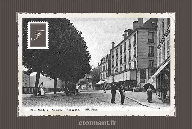 Carte postale ancienne de Meaux (77 Seine-et-Marne)