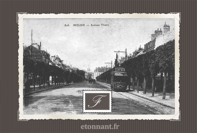 Carte postale ancienne de Melun (77 Seine-et-Marne)