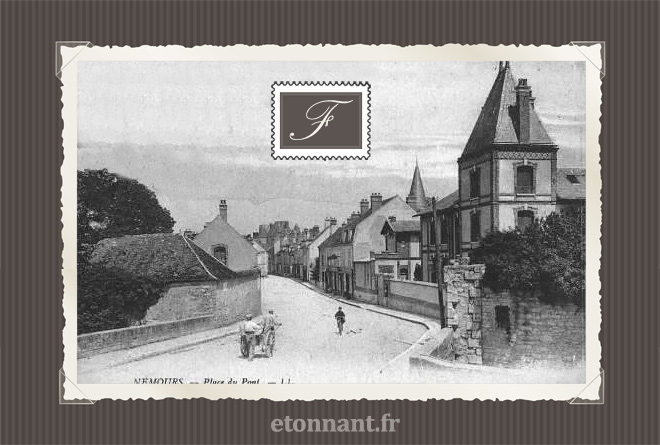Carte postale ancienne : Nemours