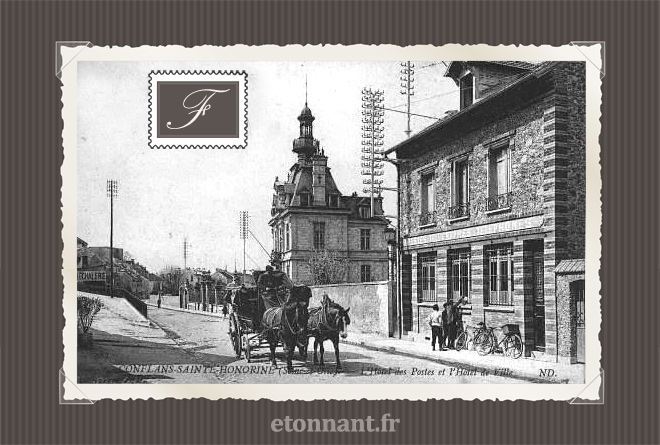 Carte postale ancienne : Conflans-Sainte-Honorine