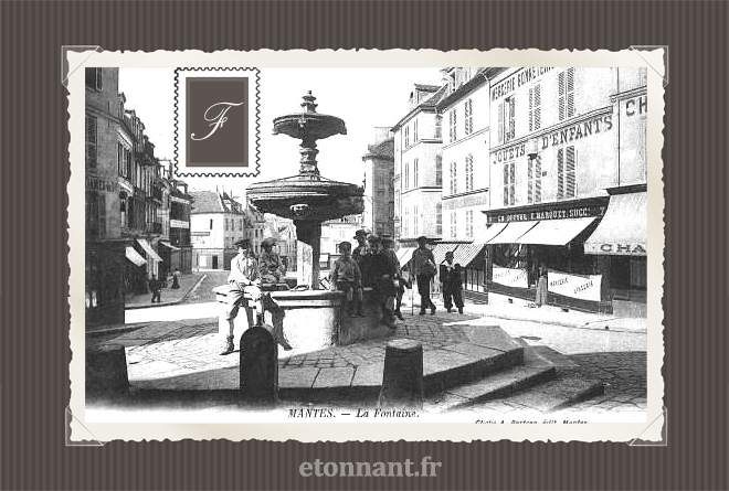Carte postale ancienne de Mantes-la-Jolie (78 Yvelines)