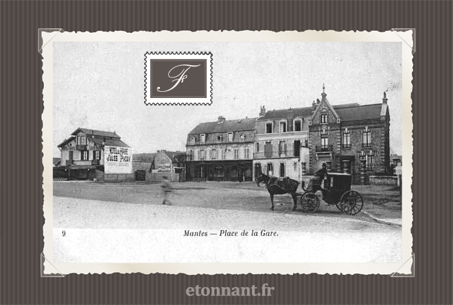 Carte postale ancienne : Mantes-la-Ville