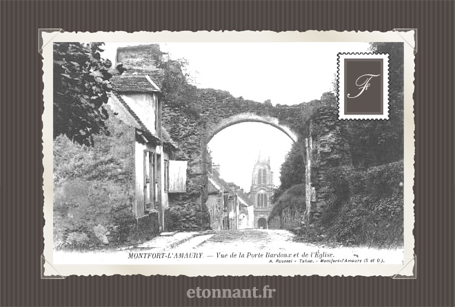 Carte postale ancienne : Montfort-l'Amaury