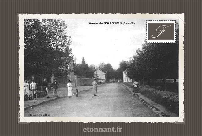 Carte postale ancienne de Trappes (78 Yvelines)