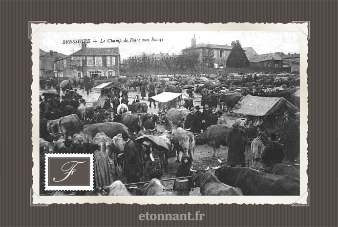 Carte postale ancienne de Bressuire (79 Deux-Sèvres)