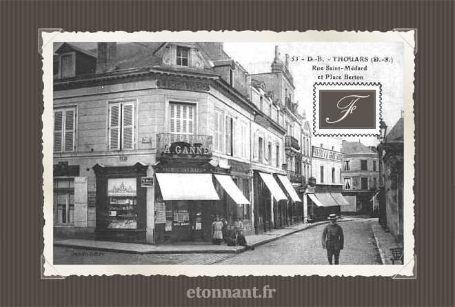 Carte postale ancienne de Thouars (79 Deux-Sèvres)