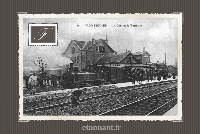 Carte postale ancienne de Montdidier (80 Somme)